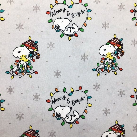 Peanuts | Bedding | Peanuts Christmas Lights Snoopy Woodstock Holiday ...